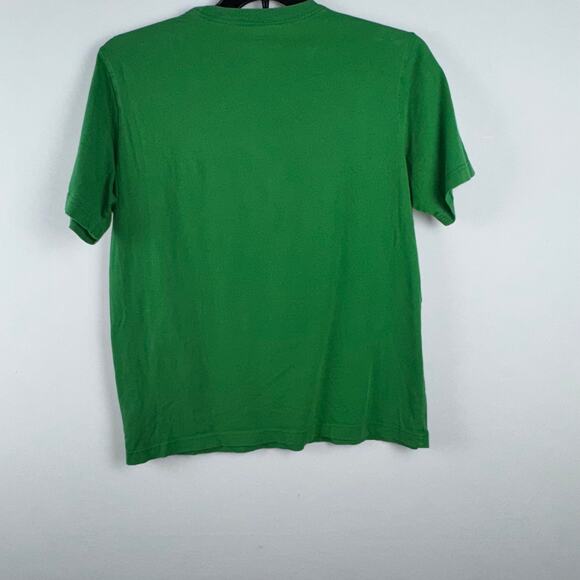Lands' End Super Men Short Sleeve Crew Neck Tee Shirt Size M Green Summer Cool - Picture 2 of 8